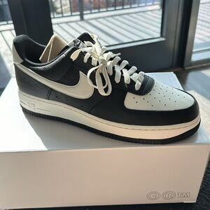 Nike Air Force 1 White and Black size 12.5